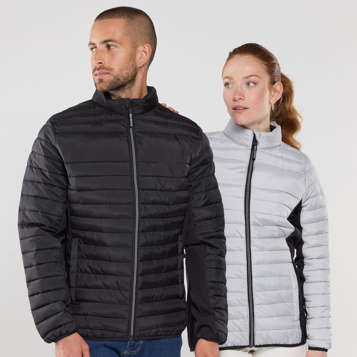 Duo de doudounes PK517 pour hommes et femmes, parfaites pour une personnalisation brodée professionnelle