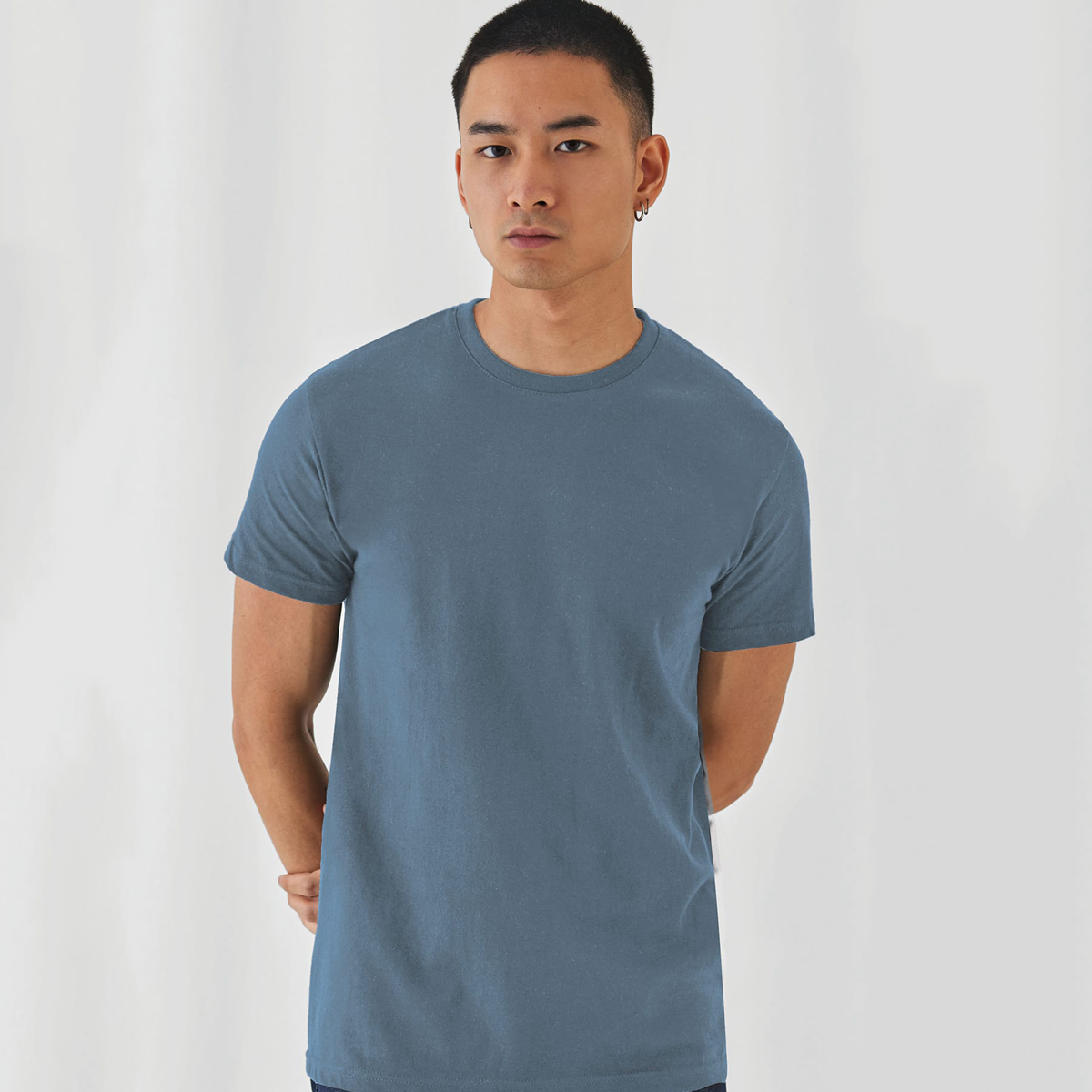 Brodez logo sur tshirt homme CGTU03T B&C