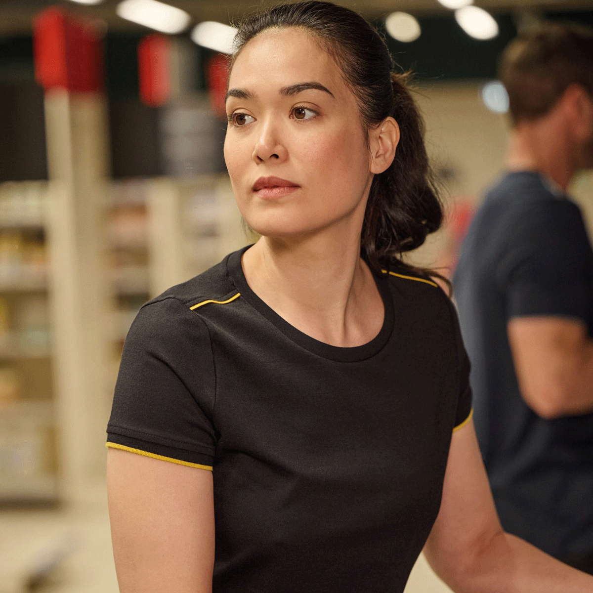 T-shirt brodé femme – WK3021 DayToDay manches courtes