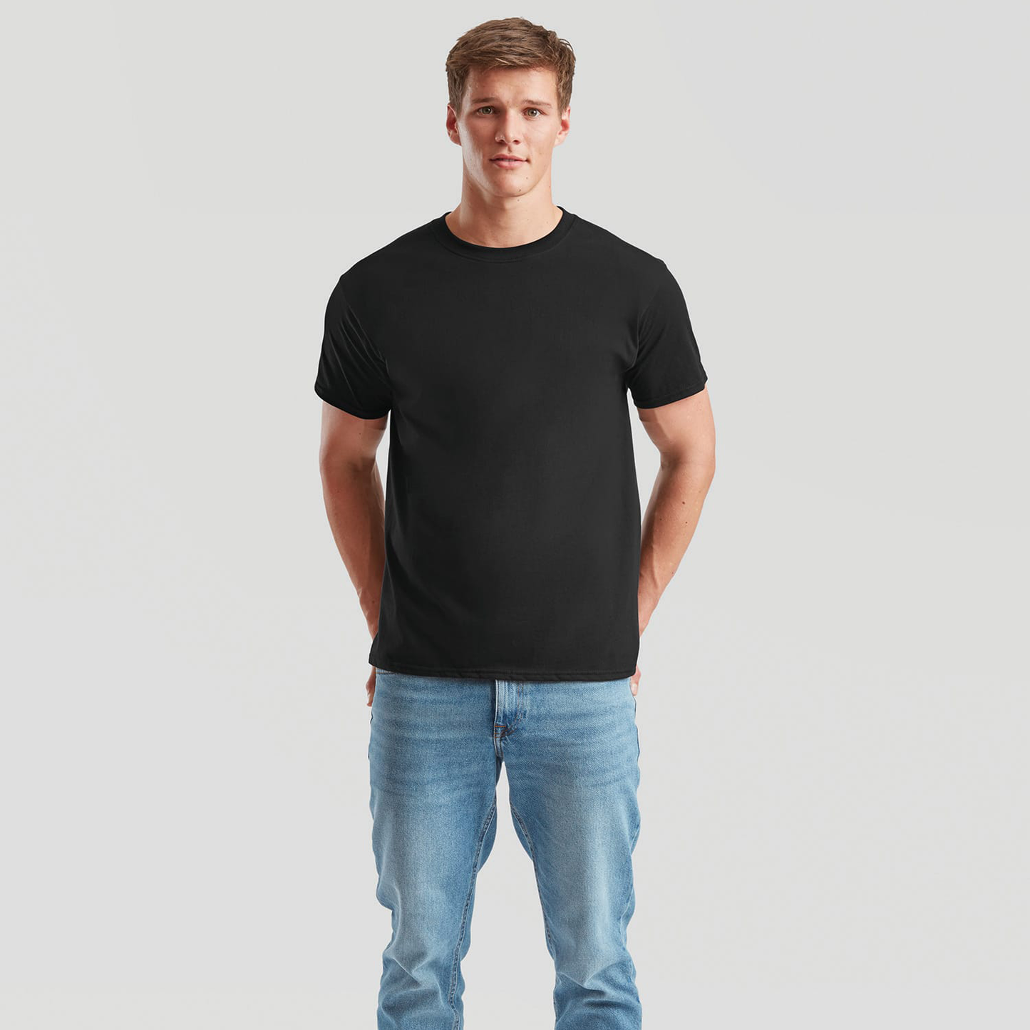 Tshirt fruit of the loom iconic 195 broderie
