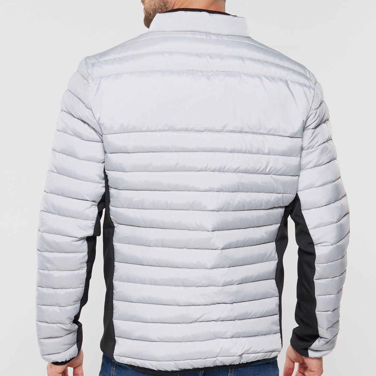 Vue arrière de la doudoune PK517 idéale pour une broderie de logo dans le dos