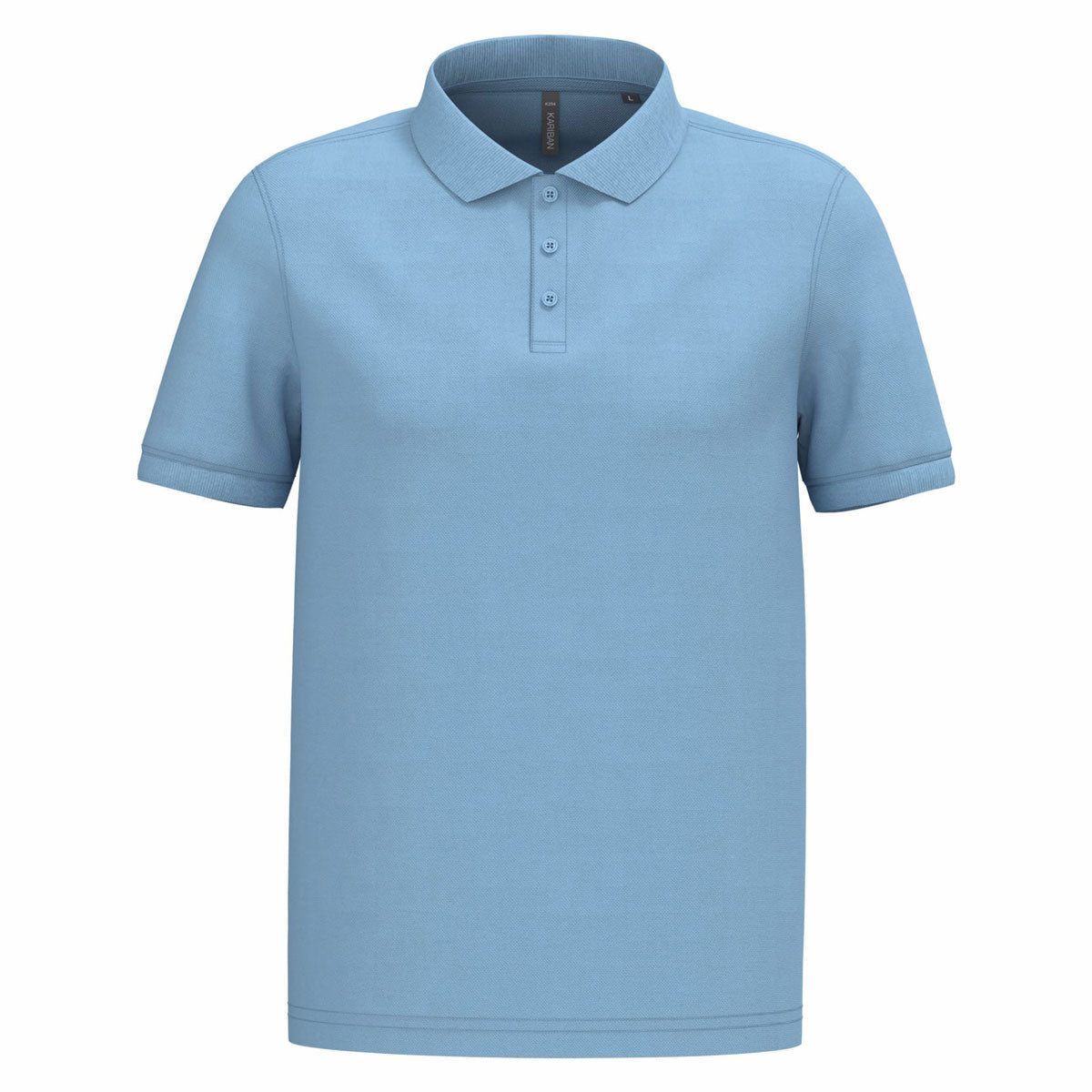 Polo bleu royal clair Kariban K254 – idéal pour broderie