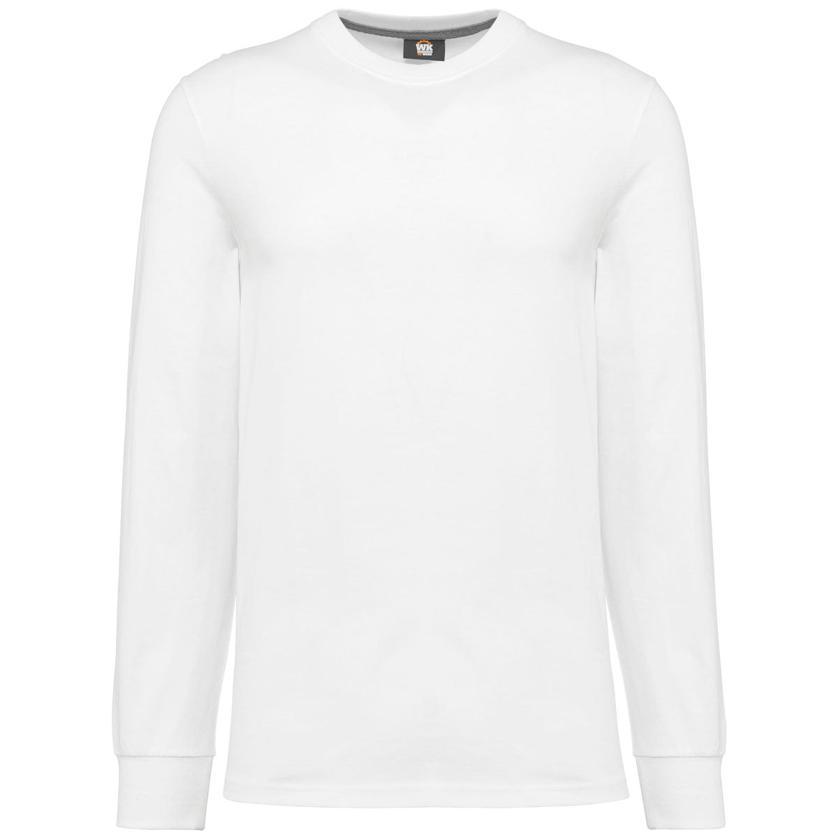 T-shirt manches longues brodé – WK303 unisexe écoresponsable