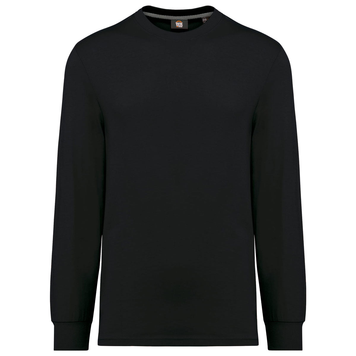 T-shirt manches longues brodé – WK303 unisexe écoresponsable