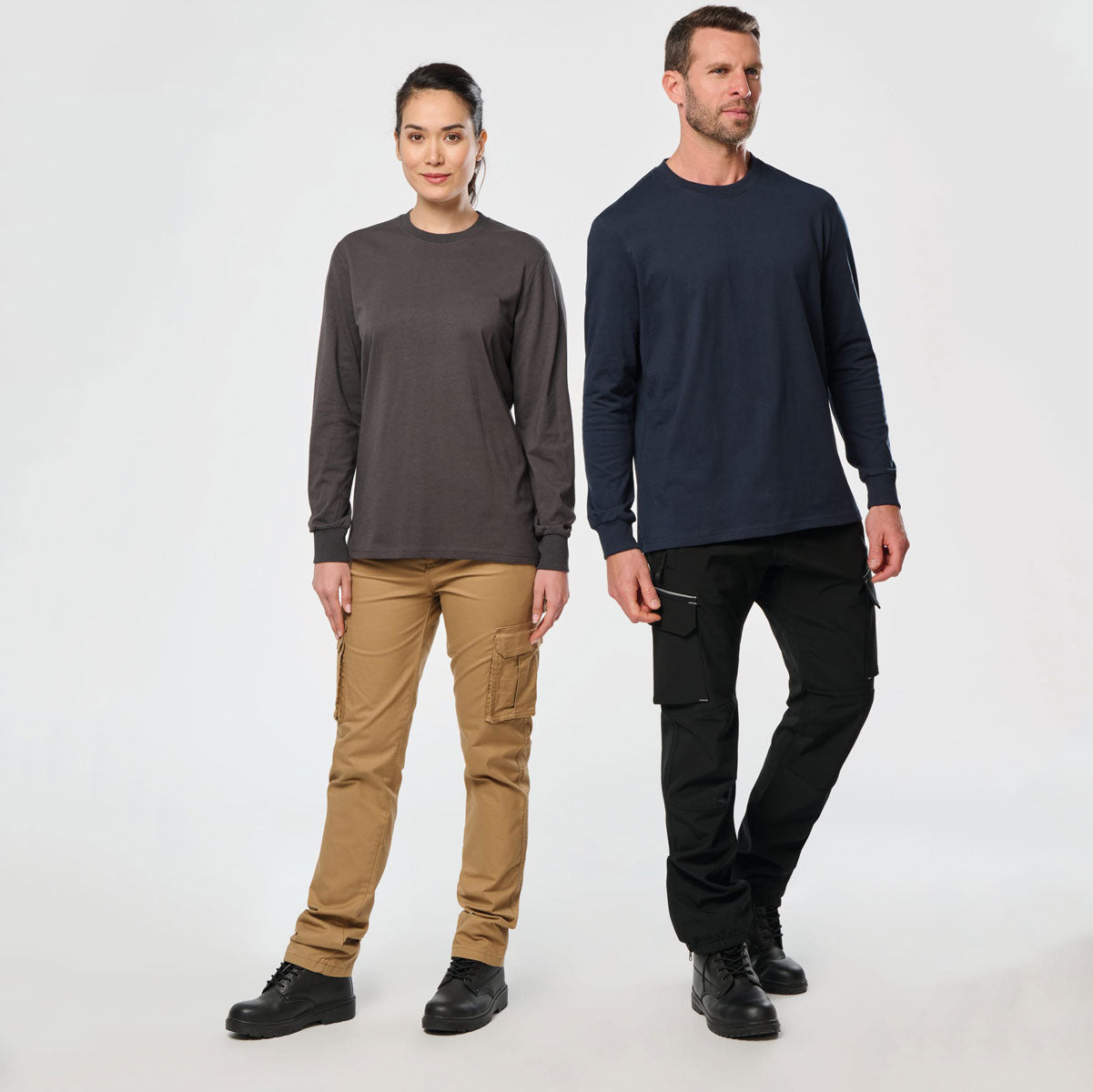 tshirt manches longues unisexe broderie personnalisee W303