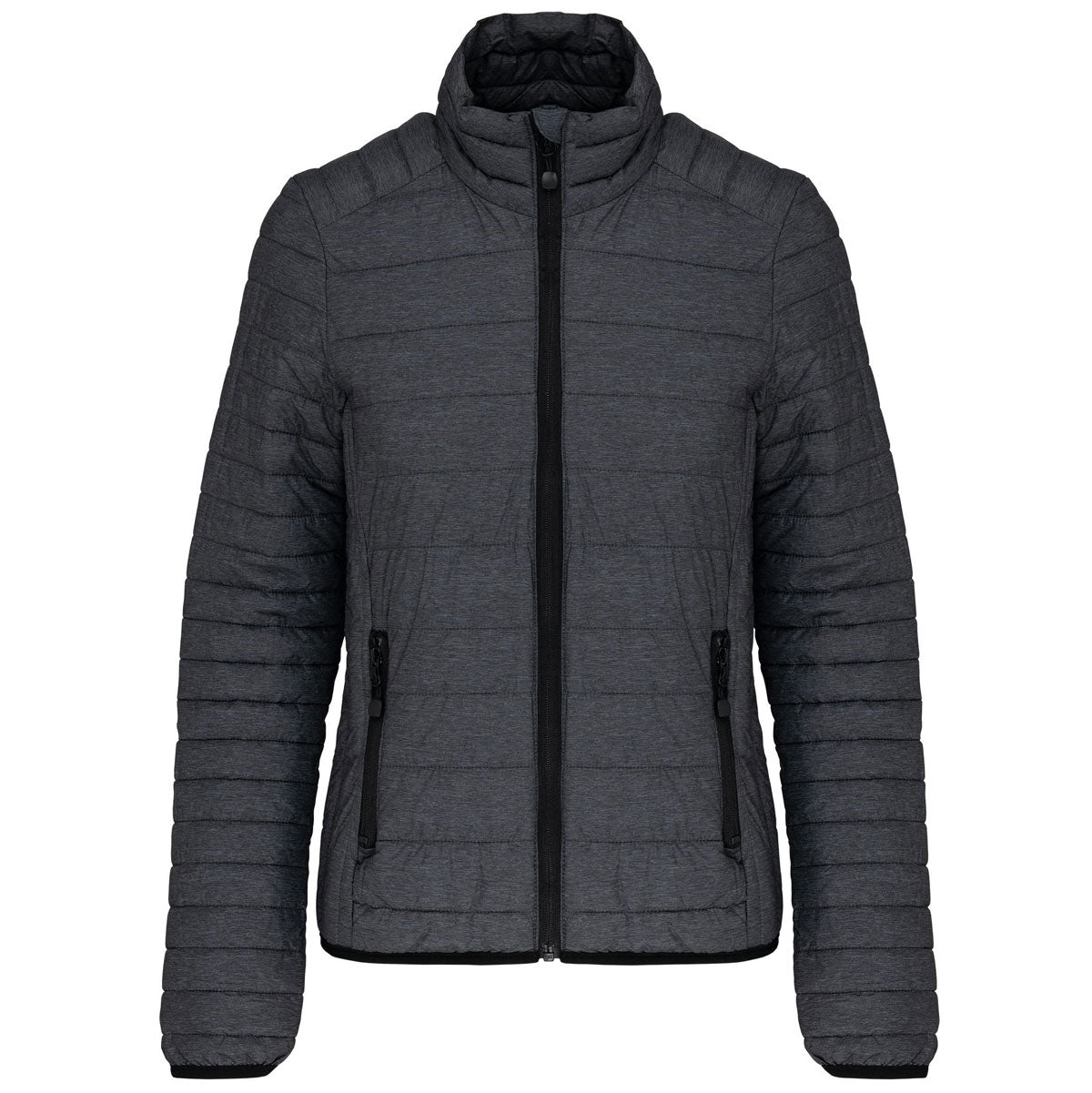 Doudoune gris chiné foncé pour femme à personnaliser avec broderie – Kariban K6121