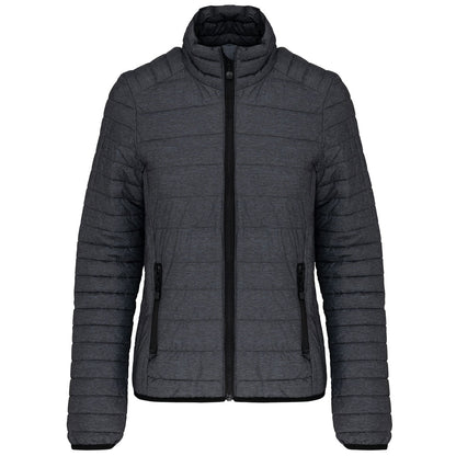 Doudoune gris chiné foncé pour femme à personnaliser avec broderie – Kariban K6121