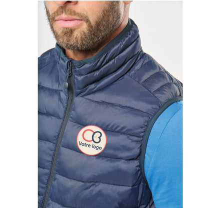 Doudoune légère homme bleu marine à personnaliser avec logo