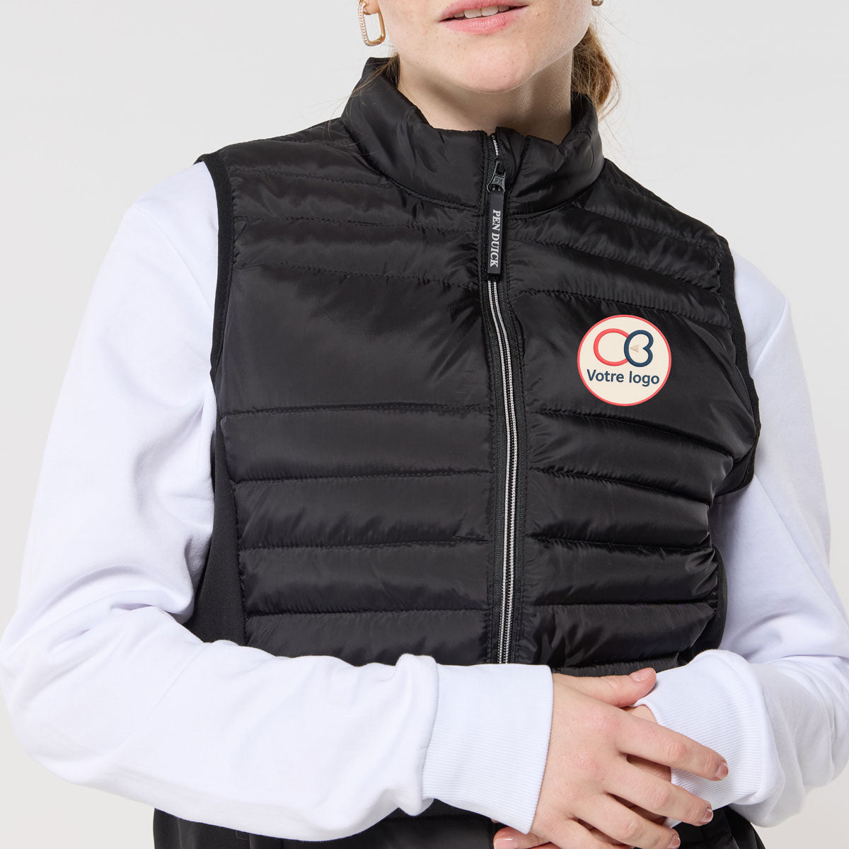 Doudoune sans manches femme brodée personnalisée – PK317 Pen Duick