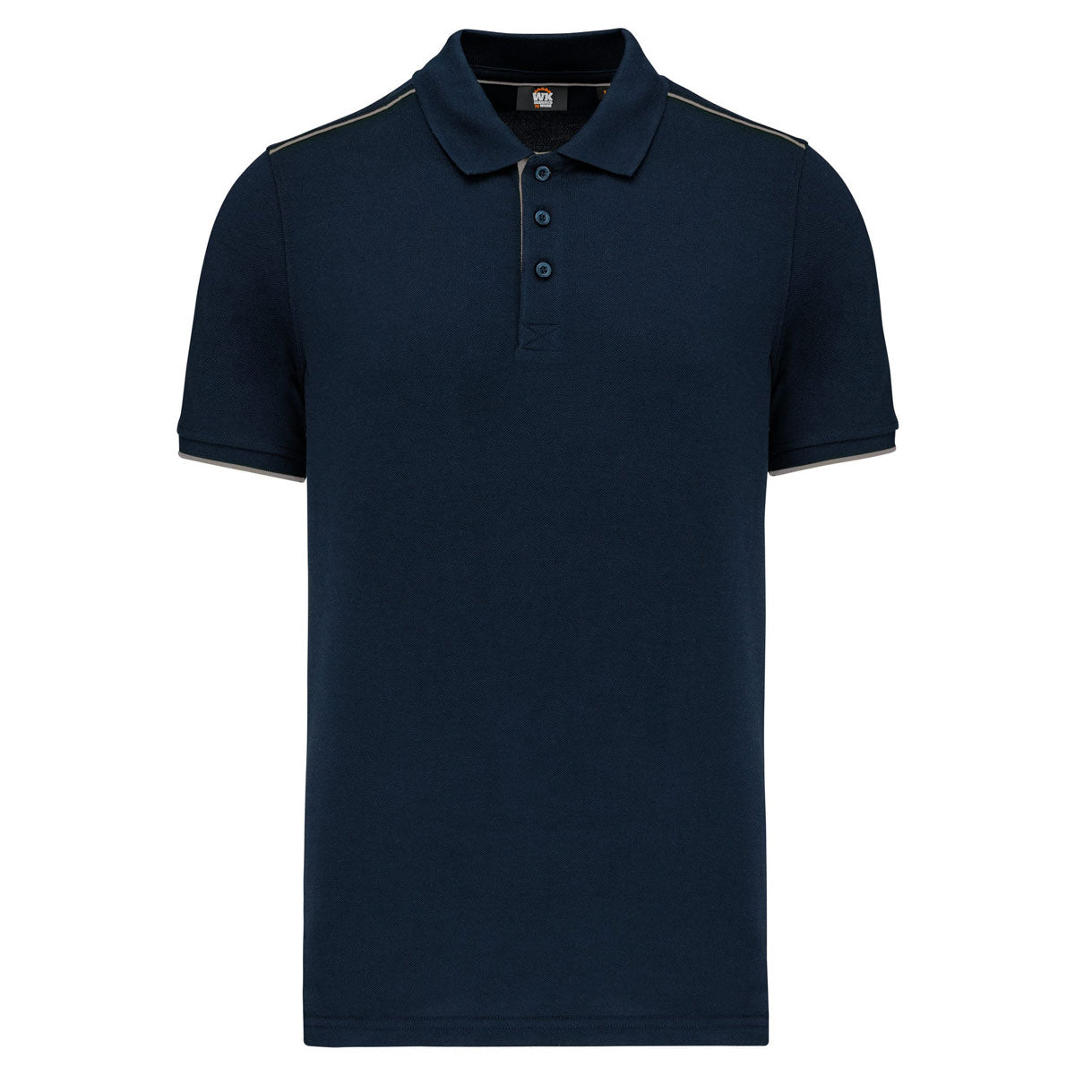Polo brodé homme – WK270 DayToDay contrasté