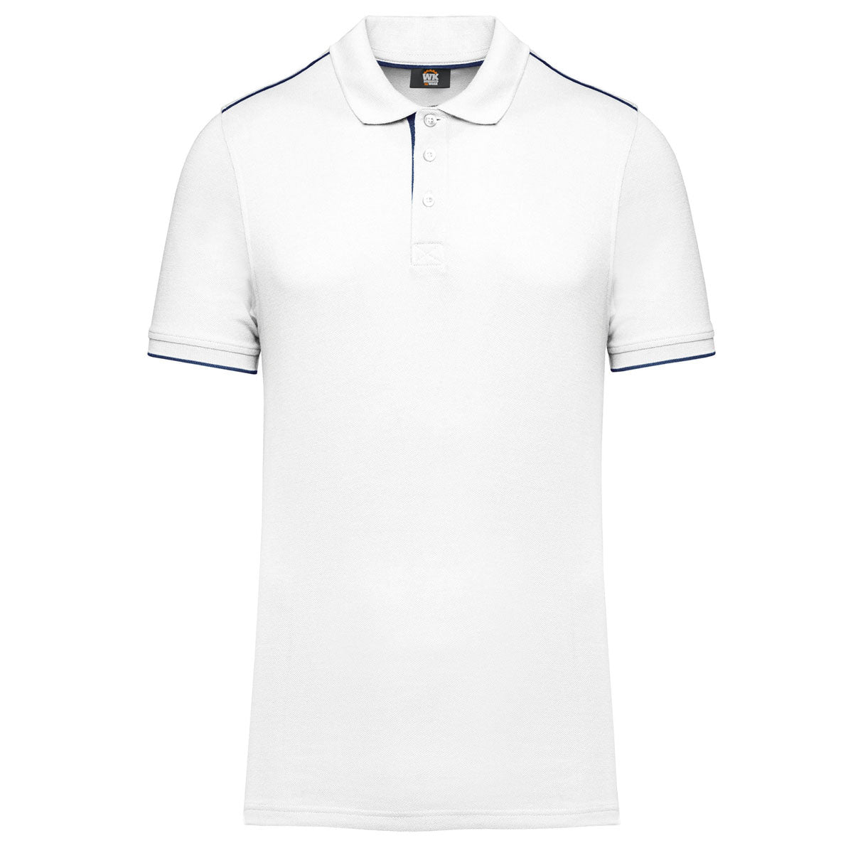 Polo brodé homme – WK270 DayToDay contrasté