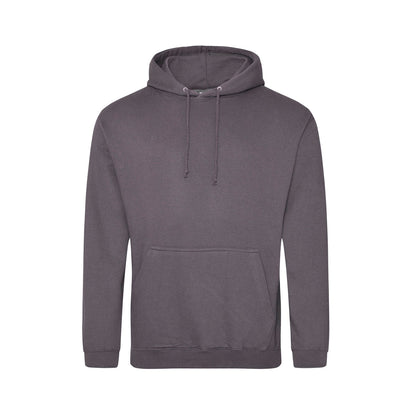 Sweat-shirt à capuche College Hoodie gris foncé, parfait pour une broderie personnalisée professionnelle