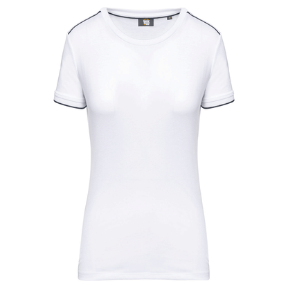 T-shirt brodé femme – WK3021 DayToDay manches courtes