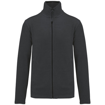 Veste zippée gris foncé pour homme à personnaliser en broderie – K911