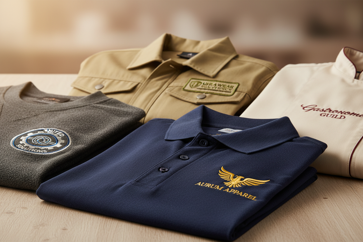 Bannière textiles brodés professionnels