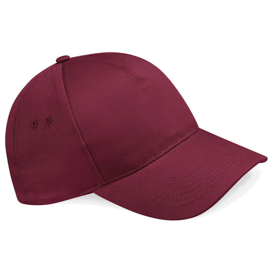 Casquette bordeaux B15 – broderie personnalisée pour entreprises