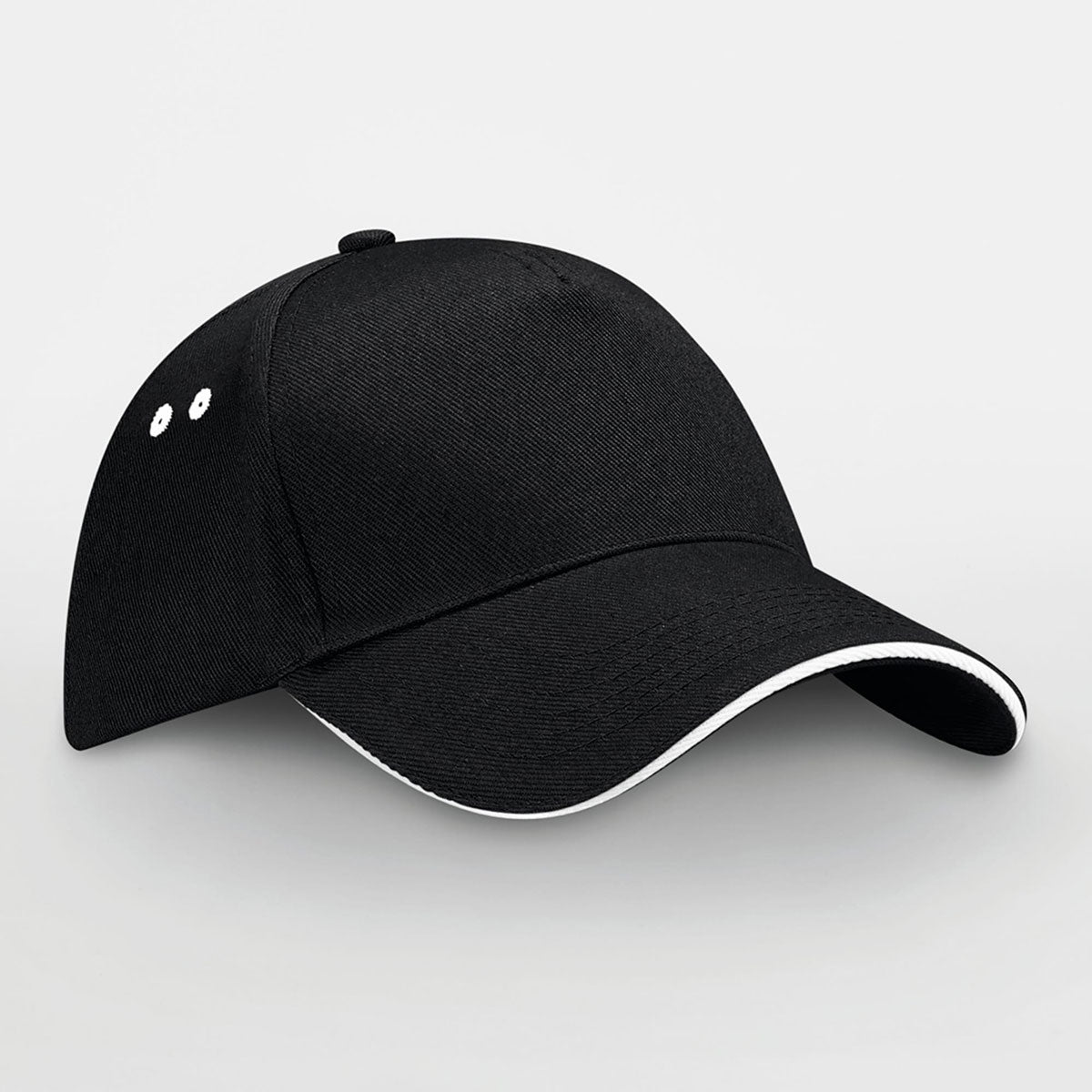 Casquette B15C Beechfield à 5 panneaux – bord contrasté et broderie personnalisée