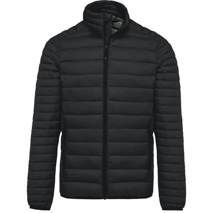 Doudoune noire homme Kariban K6120 à personnaliser avec logo brodé pour les professionnels