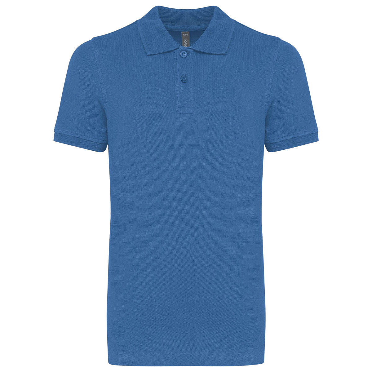 Polo bleu royal K268 de Kariban pour enfant, idéal pour ajouter une broderie personnalisée de logo ou texte.