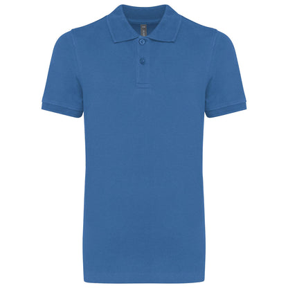Polo bleu royal K268 de Kariban pour enfant, idéal pour ajouter une broderie personnalisée de logo ou texte.
