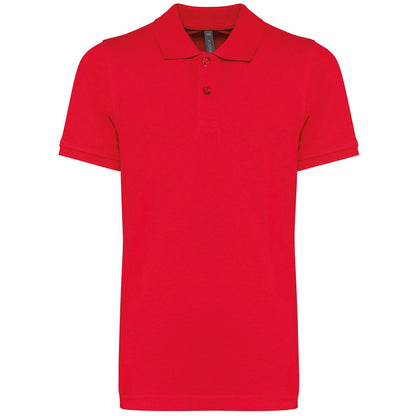 Polo rouge K268 de Kariban pour enfant, conçu pour personnaliser avec une broderie de logo ou message.