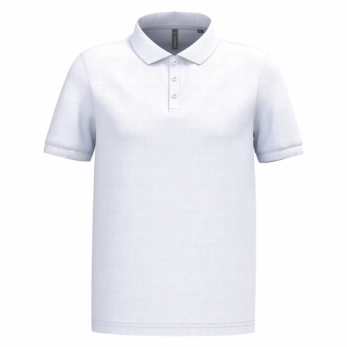 Polo blanc homme Kariban K254 – à personnaliser avec broderie professionnelle