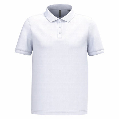 Polo blanc homme Kariban K254 – à personnaliser avec broderie professionnelle