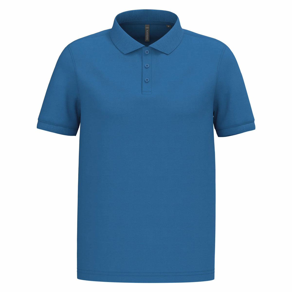 Polo bleu royal clair Kariban K254 – idéal pour broderie