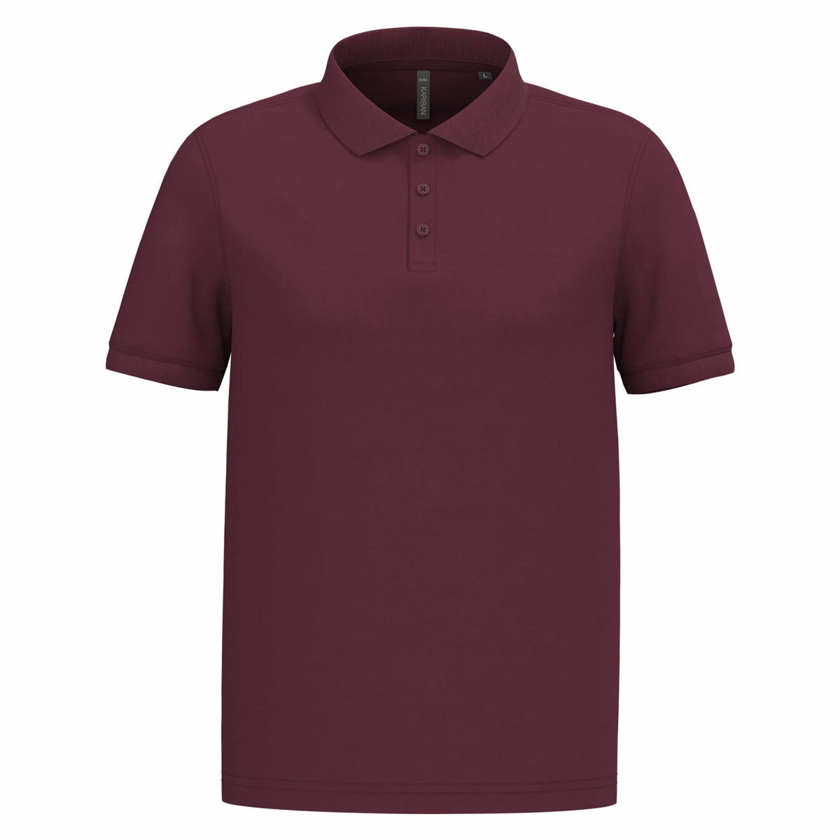 Polo bordeaux Kariban K254 – idéal pour logo brodé personnalisé