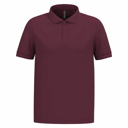 Polo bordeaux Kariban K254 – idéal pour logo brodé personnalisé