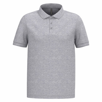 Polo gris chiné Kariban K254 – 90 % coton – broderie pro