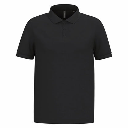 Polo noir homme Kariban K254 – à personnaliser en broderie