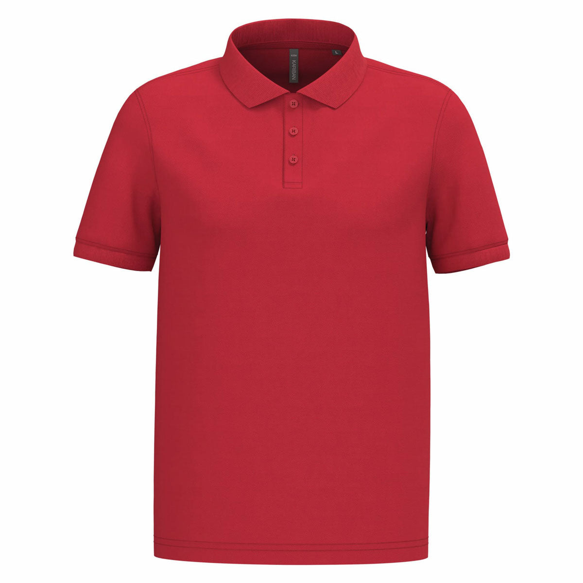 Polo rouge Kariban K254 – personnalisation brodée pour entreprise