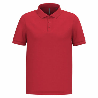 Polo rouge Kariban K254 – personnalisation brodée pour entreprise