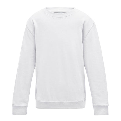 sweat enfant blanc personnalise avec broderie de logo JH030J