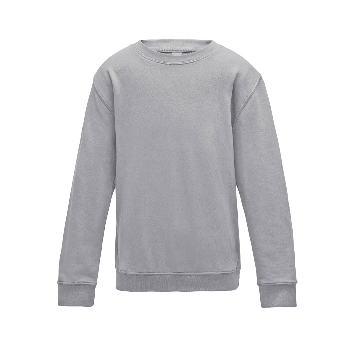 sweat enfant gris clair personnalise avec logo brode JH030J
