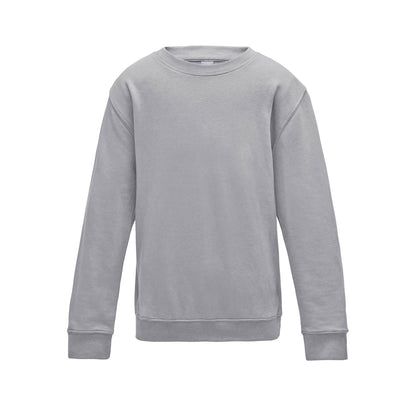 sweat enfant gris clair personnalise avec logo brode JH030J