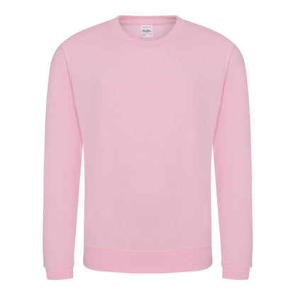 sweat enfant rose clair personnalise avec logo brode JH030J