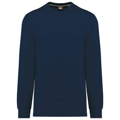 T-shirt manches longues brodé – WK303 unisexe écoresponsable