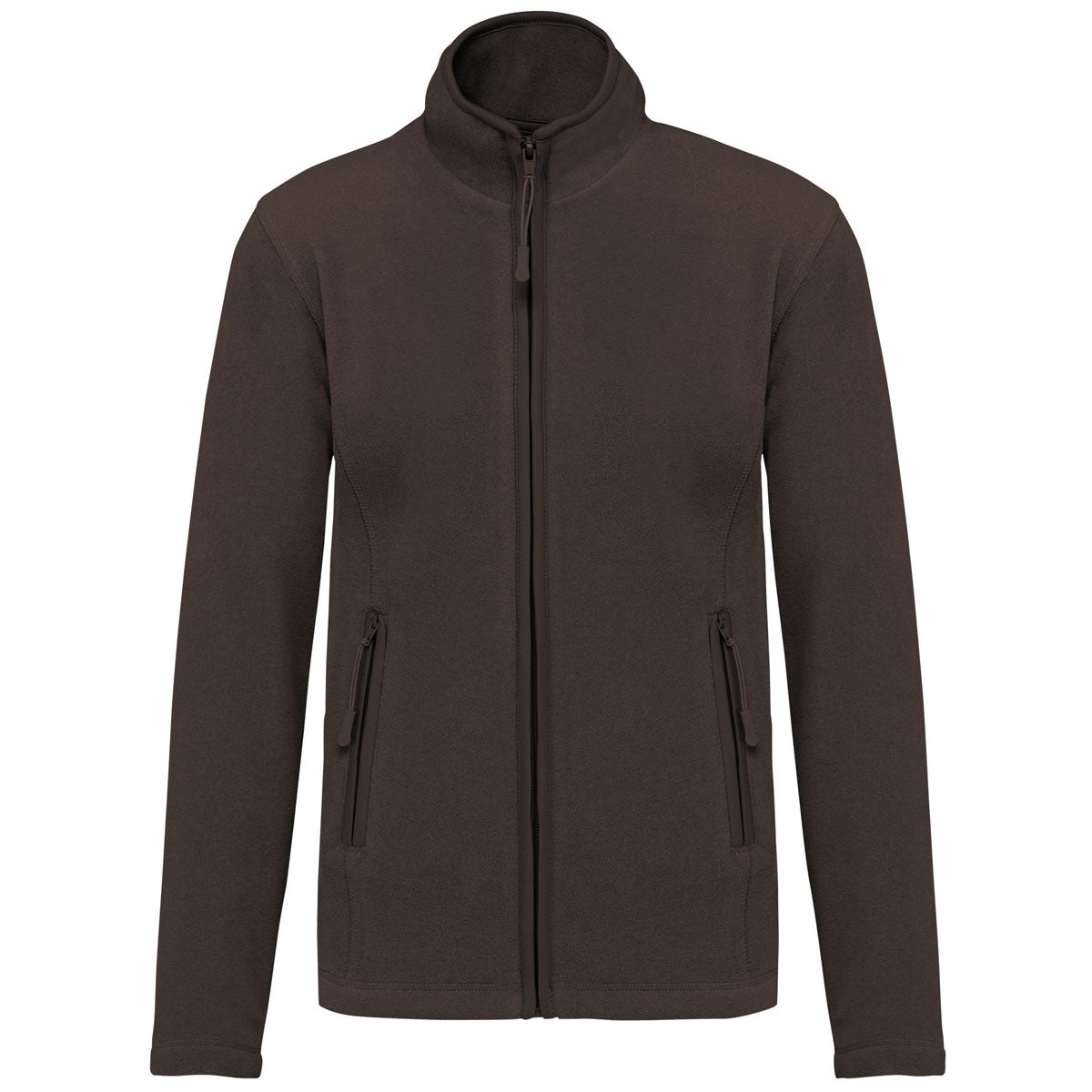 Veste micropolaire femme chocolat personnalisable – broderie professionnelle du logo possible
