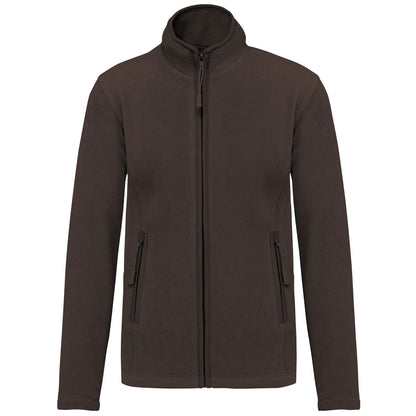 Veste micropolaire femme chocolat personnalisable – broderie professionnelle du logo possible