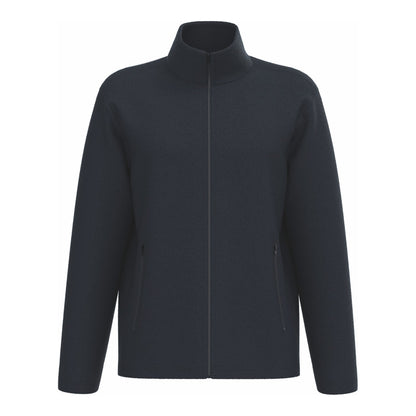 Veste polaire bleu marine à broder avec logo d'entreprise, iDeal Basic IB900