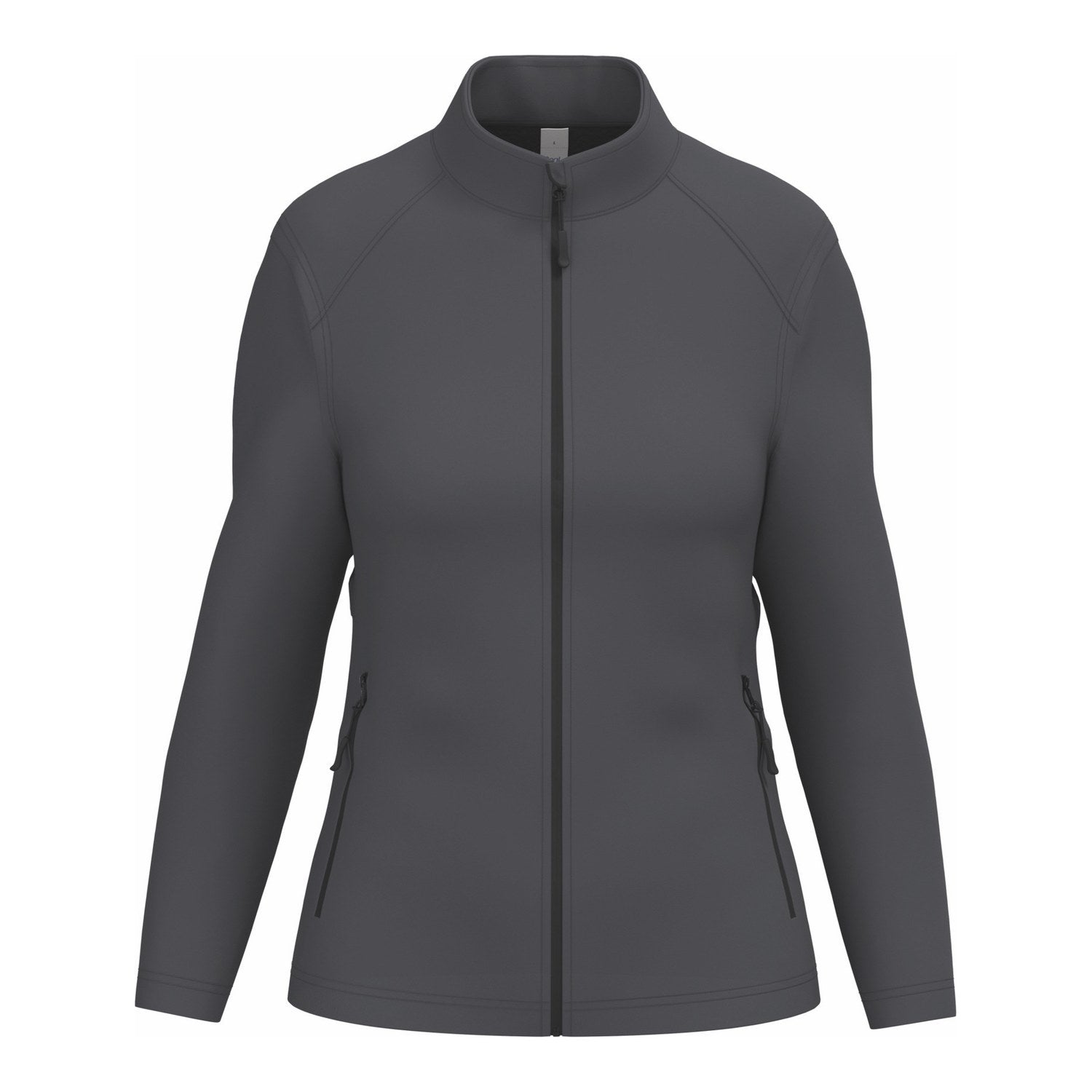 Veste softshell femme gris foncé à broder, tenue professionnelle IB411