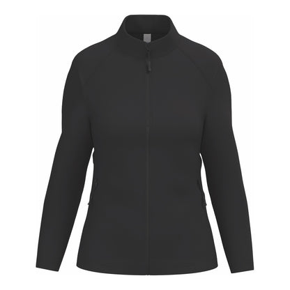 Veste softshell femme noire à broder avec logo d'entreprise, IB411